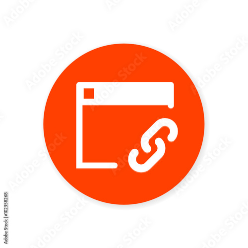 Orange Flat App Icon