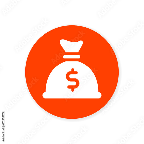 Orange Flat App Icon