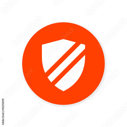 Orange Flat App Icon