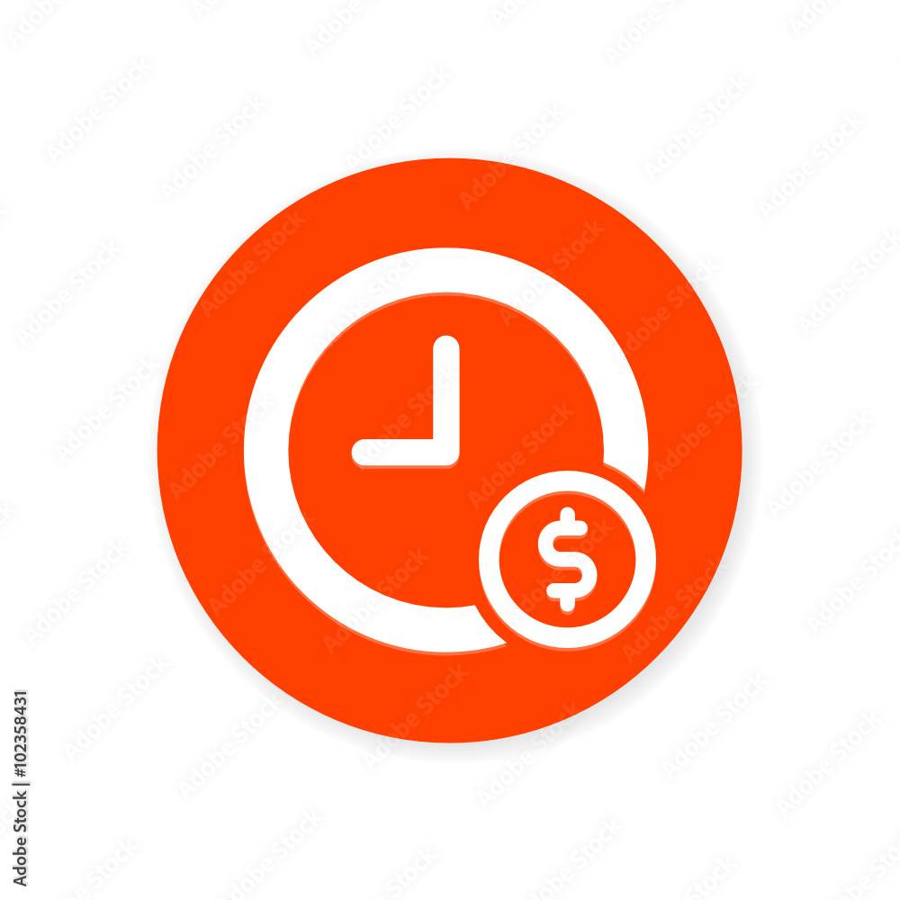 Orange Flat App Icon Orange Flat App Icon