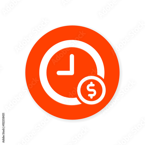 Orange Flat App Icon