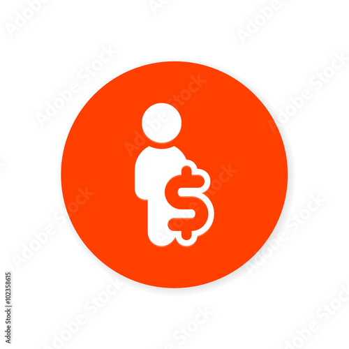 Orange Flat App Icon