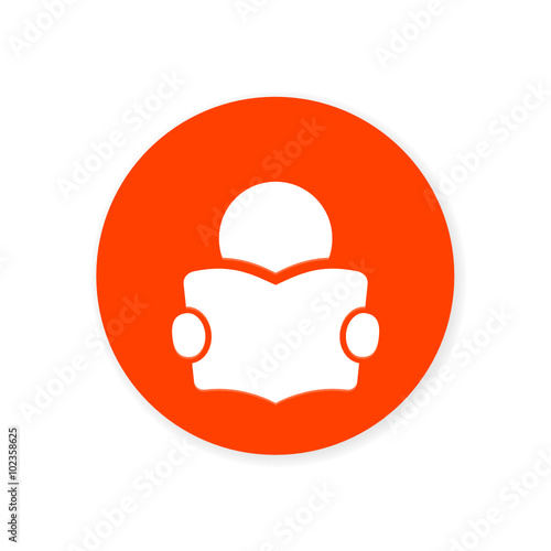 Orange Flat App Icon