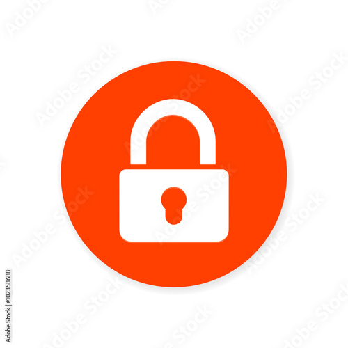 Orange Flat App Icon