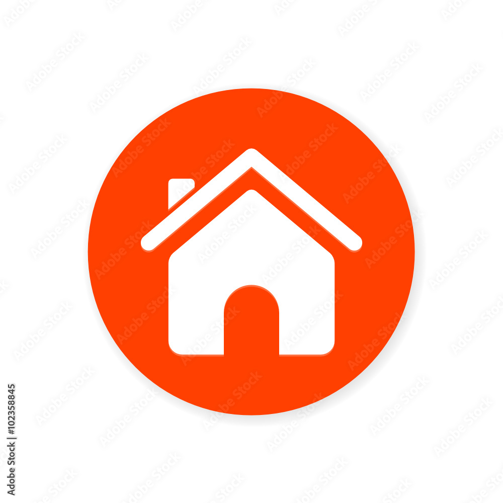 Orange Flat App Icon Orange Flat App Icon