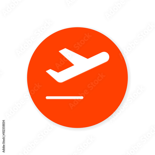 Orange Flat App Icon
