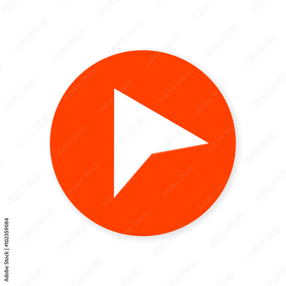 Orange Flat App Icon Orange Flat App Icon