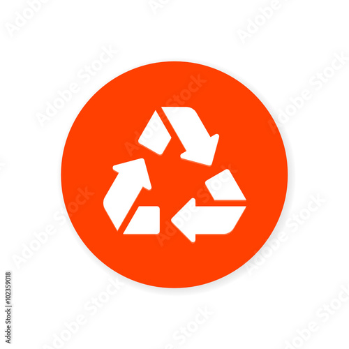 Orange Flat App Icon