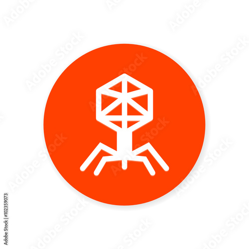 Orange Flat App Icon