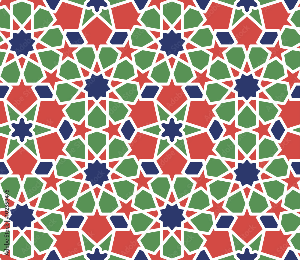 Arabesque seamless pattern. Arabesque seamless pattern.