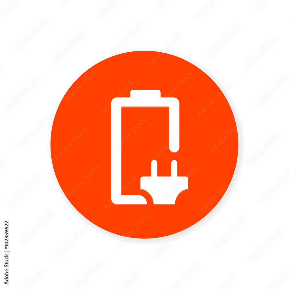 Orange Flat App Icon Orange Flat App Icon