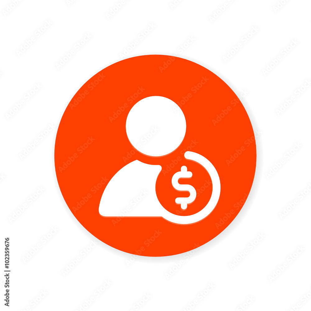 Orange Flat App Icon Orange Flat App Icon
