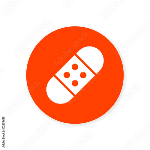 Orange Flat App Icon