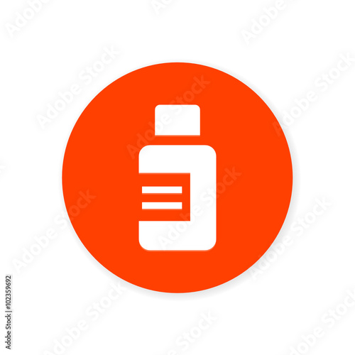 Orange Flat App Icon