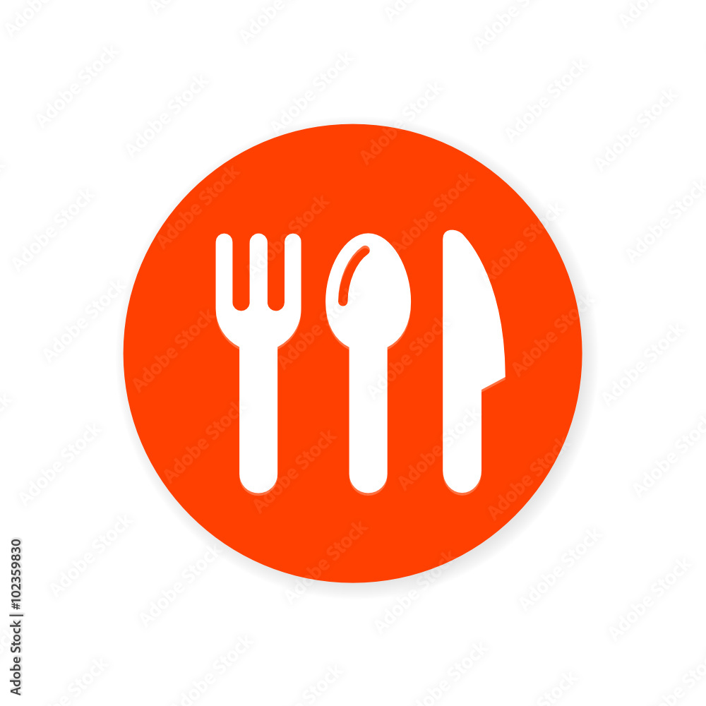 Orange Flat App Icon Orange Flat App Icon