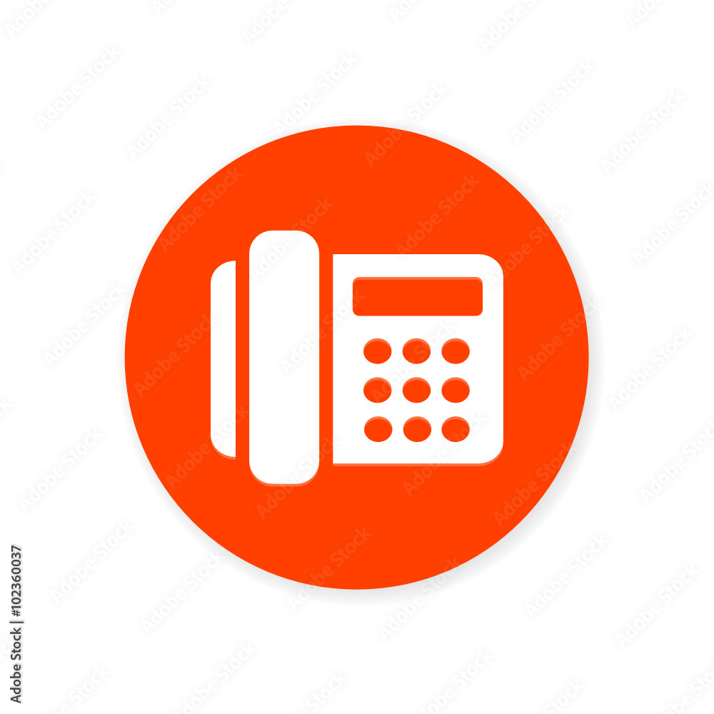 Orange Flat App Icon