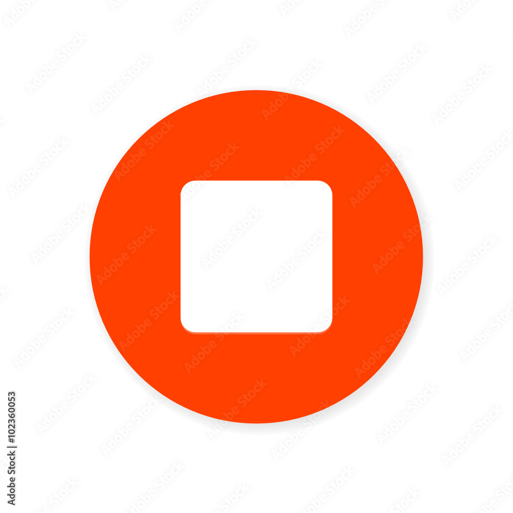 Orange Flat App Icon Orange Flat App Icon