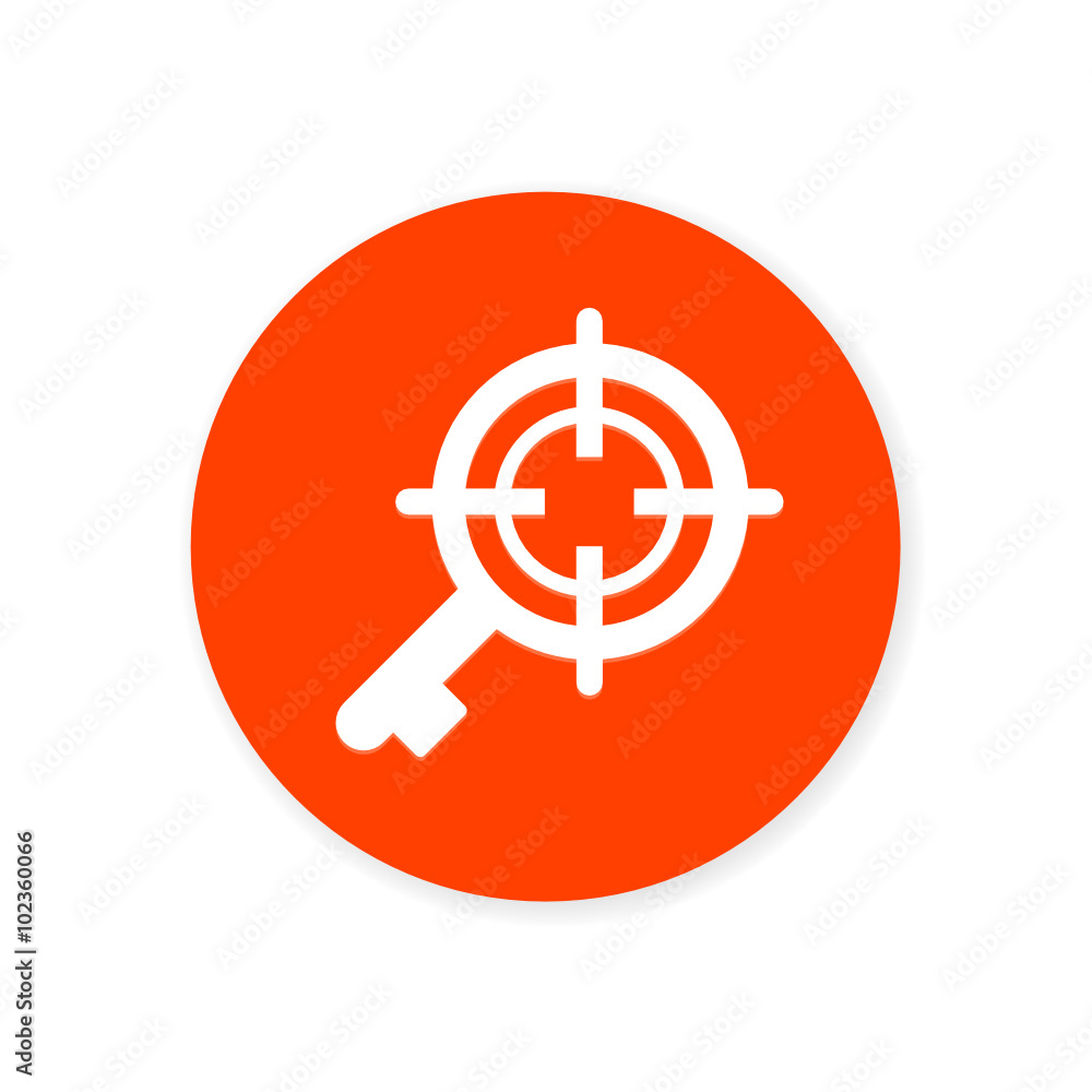 Orange Flat App Icon Orange Flat App Icon