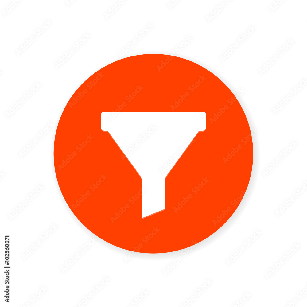 Orange Flat App Icon Orange Flat App Icon