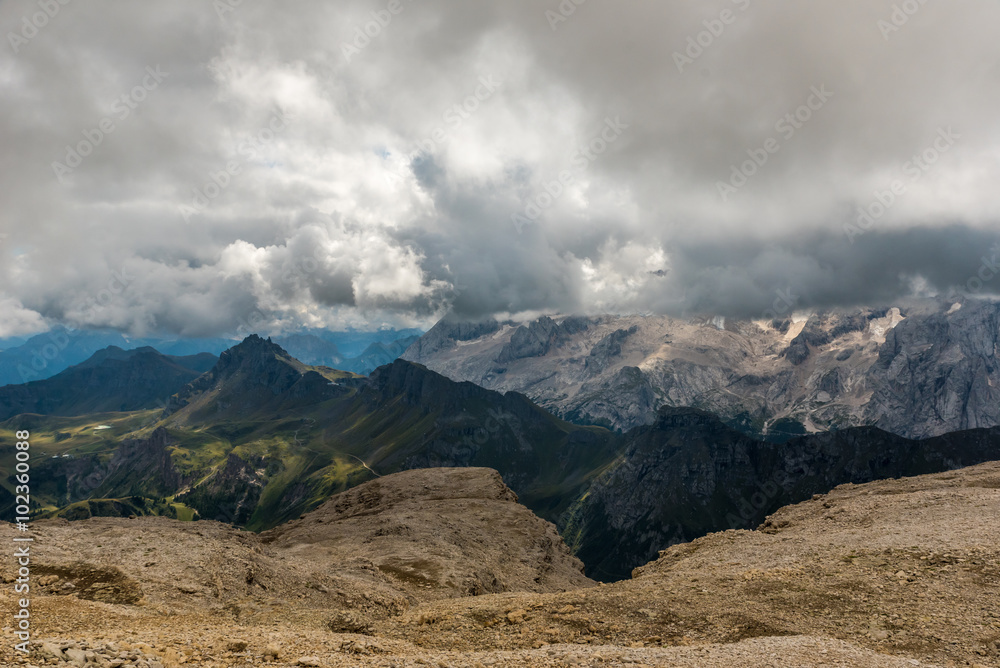 Dolomites Italy - Piz Boe Mountain