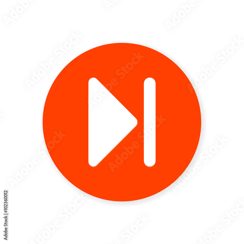 Orange Flat App Icon