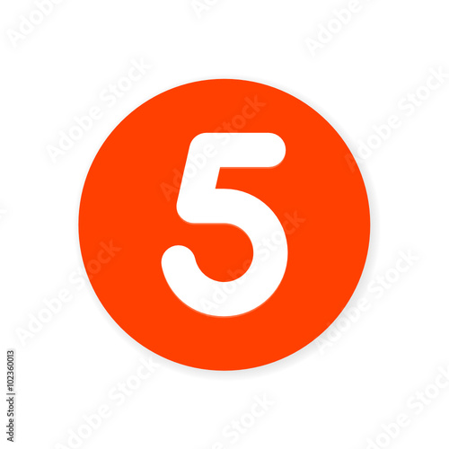 Orange Flat App Icon