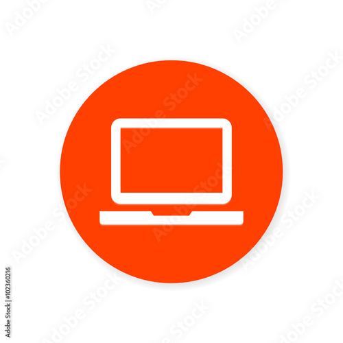 Orange Flat App Icon