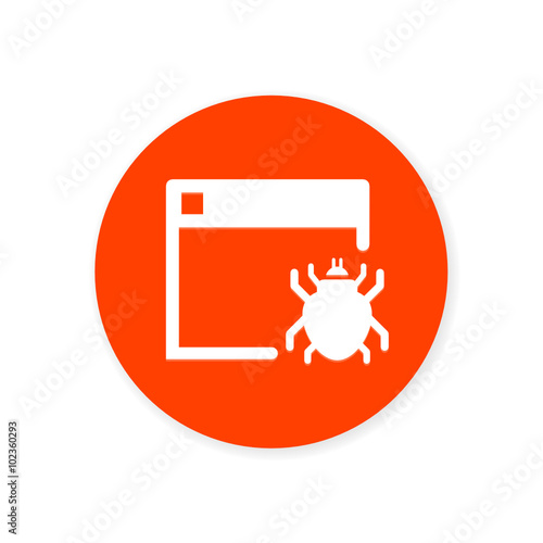 Orange Flat App Icon