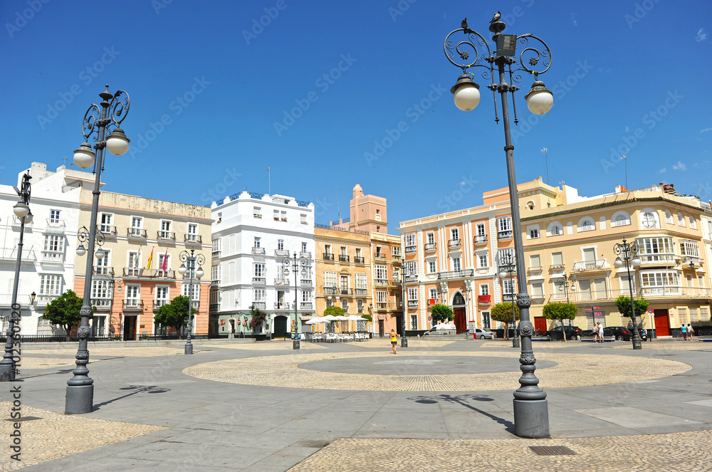 Colores de Cádiz, Plaza de San Antonio, España