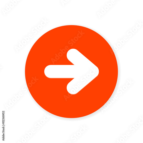 Flat Design App Button