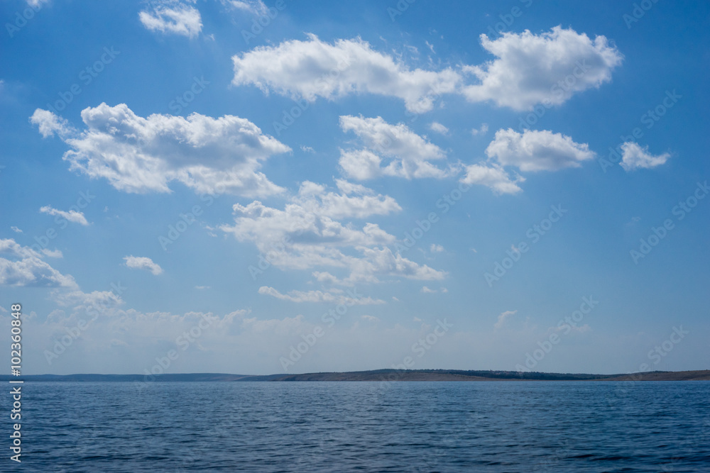 Obraz premium Land in Sicht