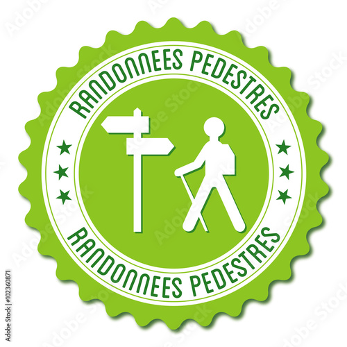 Logo randonnées pédestres.
