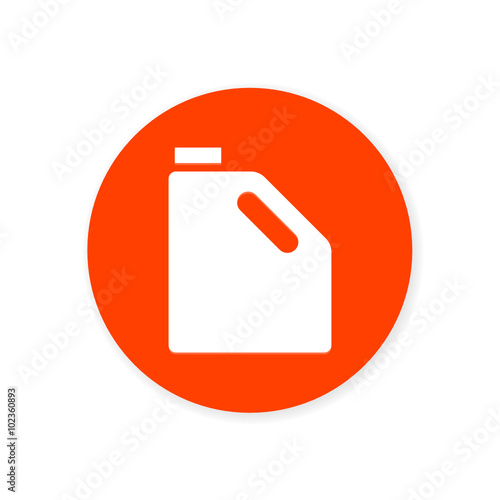 Flat Design App Button