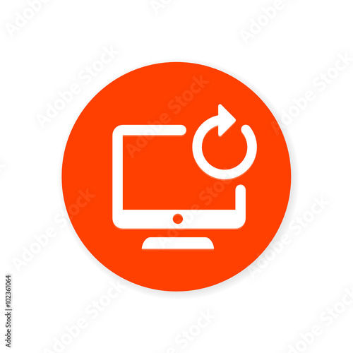 Flat Design App Button