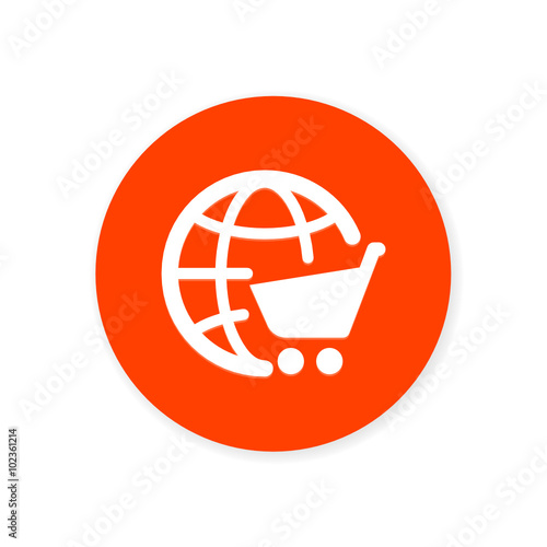 Flat Design App Button