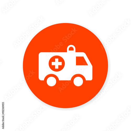 Flat Design App Button