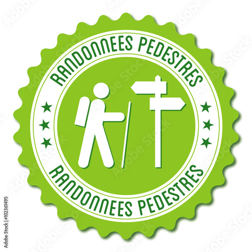 Logo randonnées pédestres.