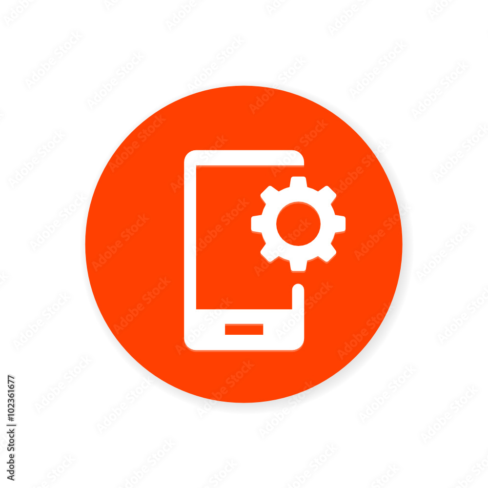 Flat Design App Button Flat Design App Button