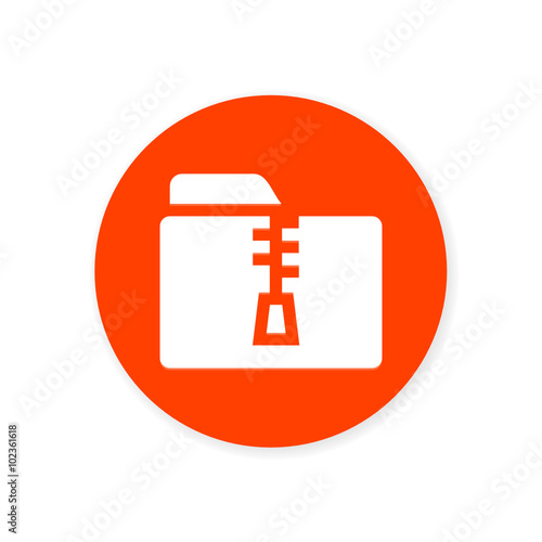 Flat Design App Button