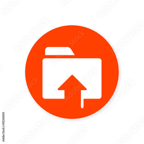 Flat Design App Button