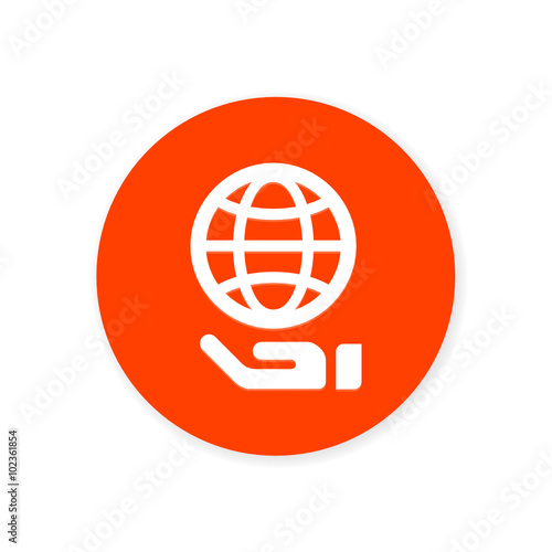 Flat Design App Button