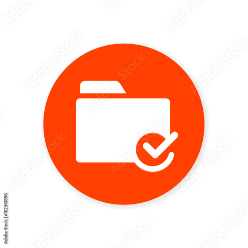 Flat Design App Button