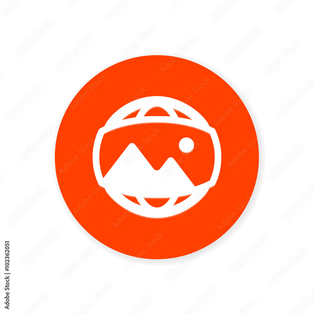 Flat Design App Button Flat Design App Button