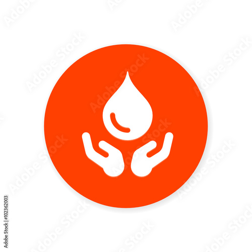 Flat Design App Button