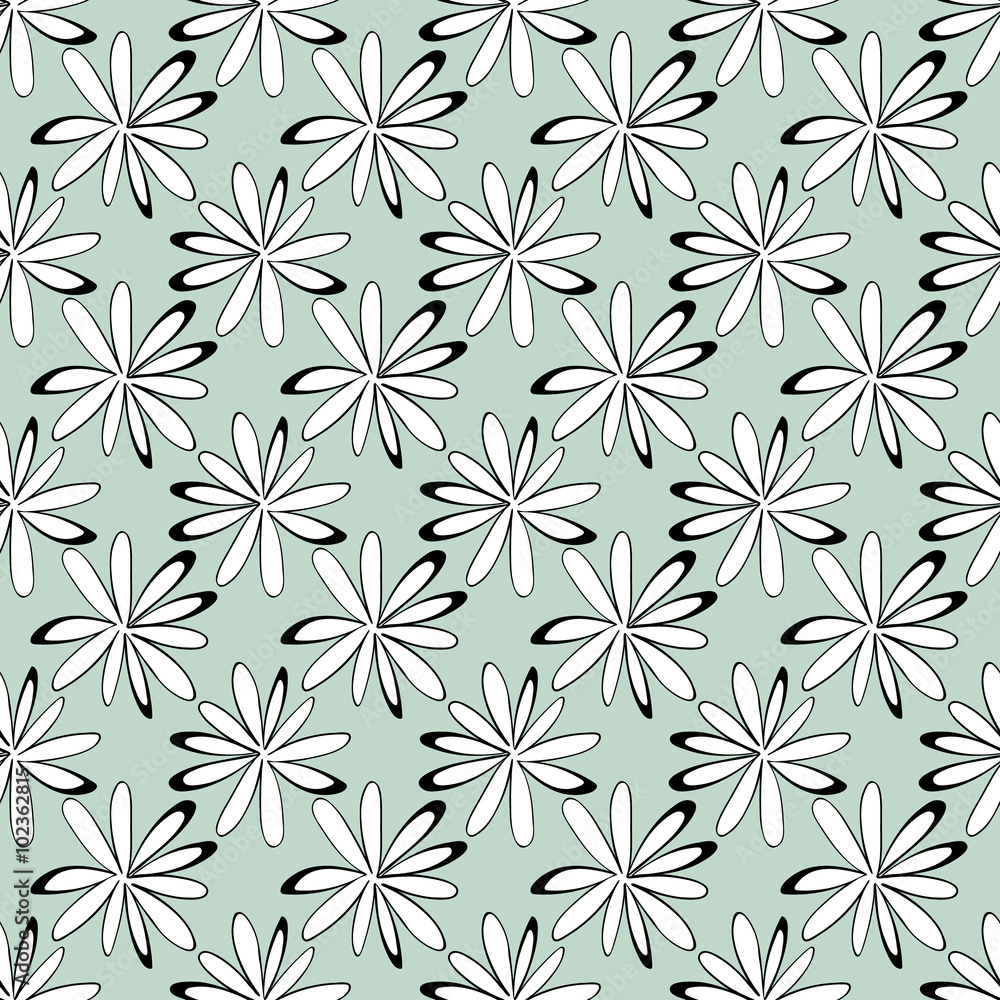 seamless flowers pattern