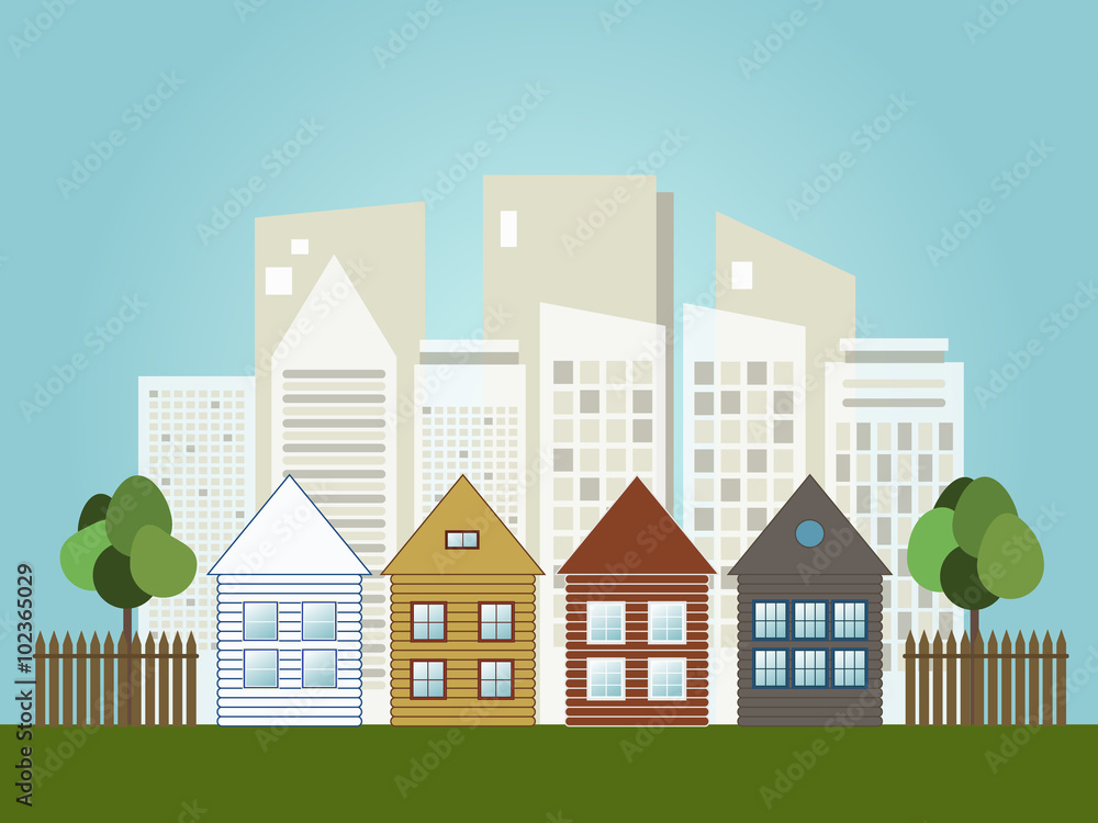 Modern City Concept Modern City Concept