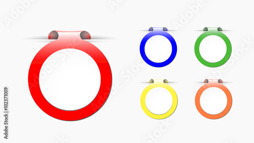 Set of vector banners, web blank buttons. Internet and sale concept.