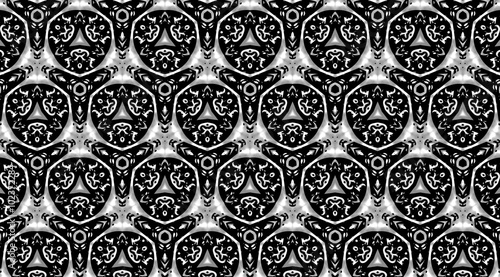 Орнамент с чёрными и серыми элементами. 25
