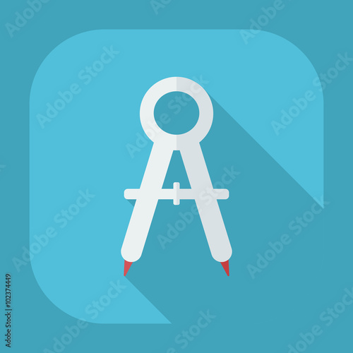 Flat modern design with shadow  Icon dividers