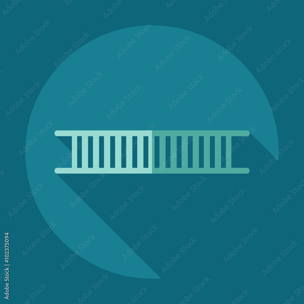 Flat modern design with shadow icons ladder Flat modern design with shadow icons ladder